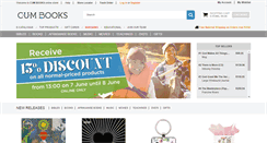 Desktop Screenshot of cumbooks.co.za